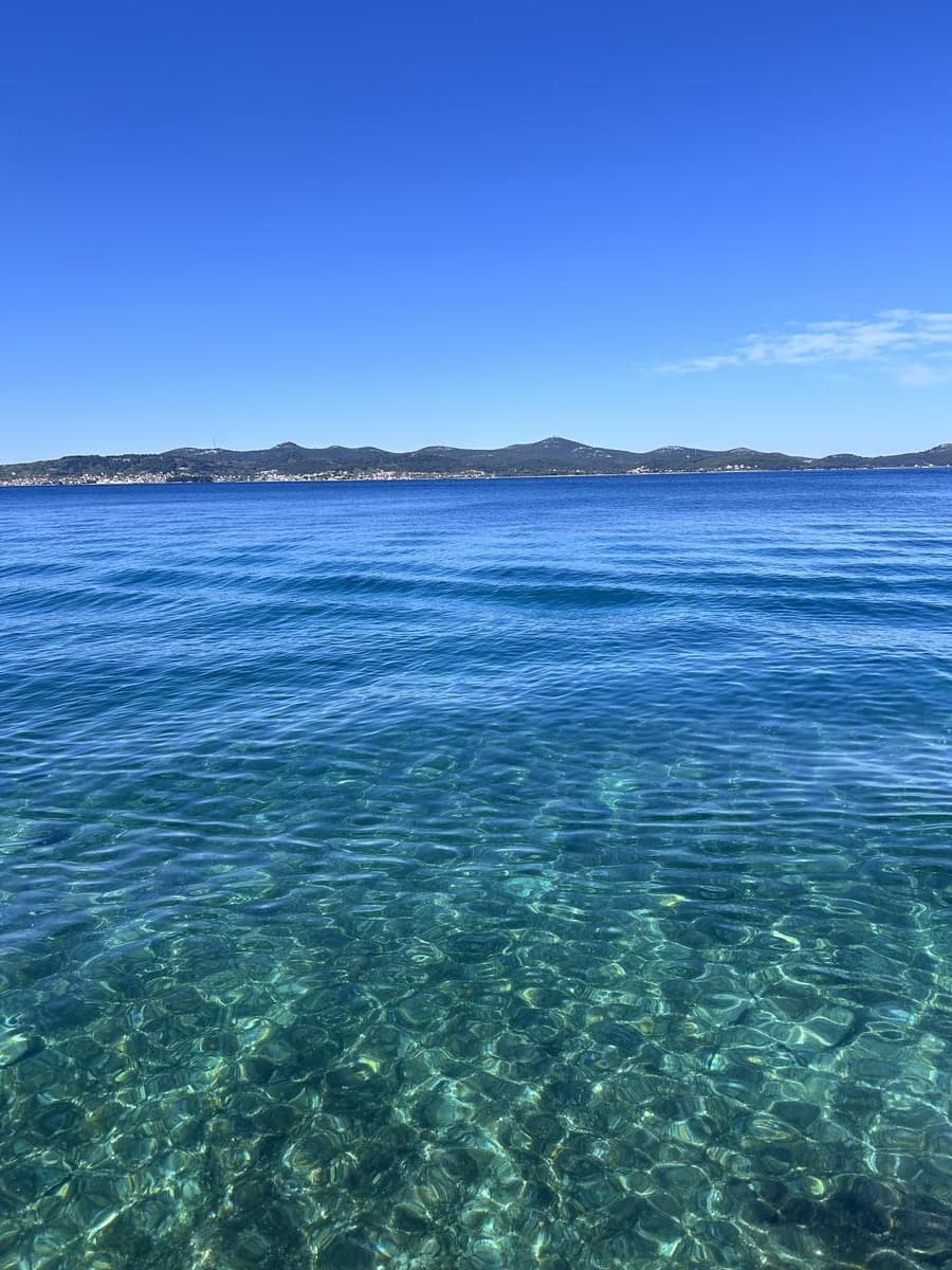 Crystal clear turquoise Adriatic Sea